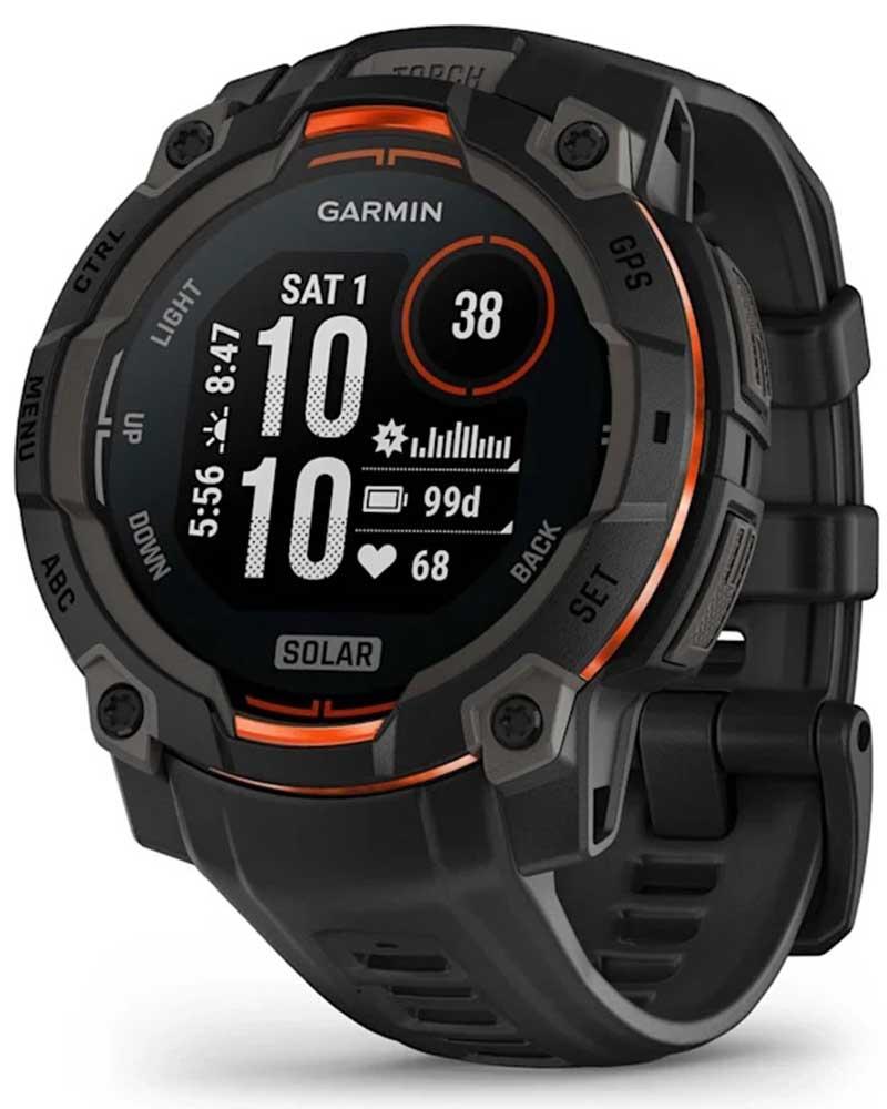 Buy Garmin Instinct 3 - 45 mm, Solar Round Unisex Watch - 010
