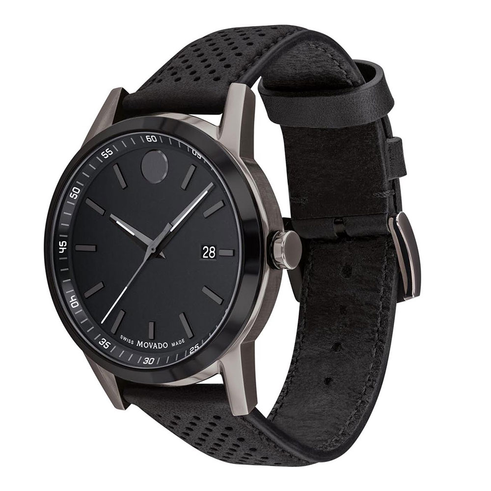 Movado Men Museum Round Black Watches