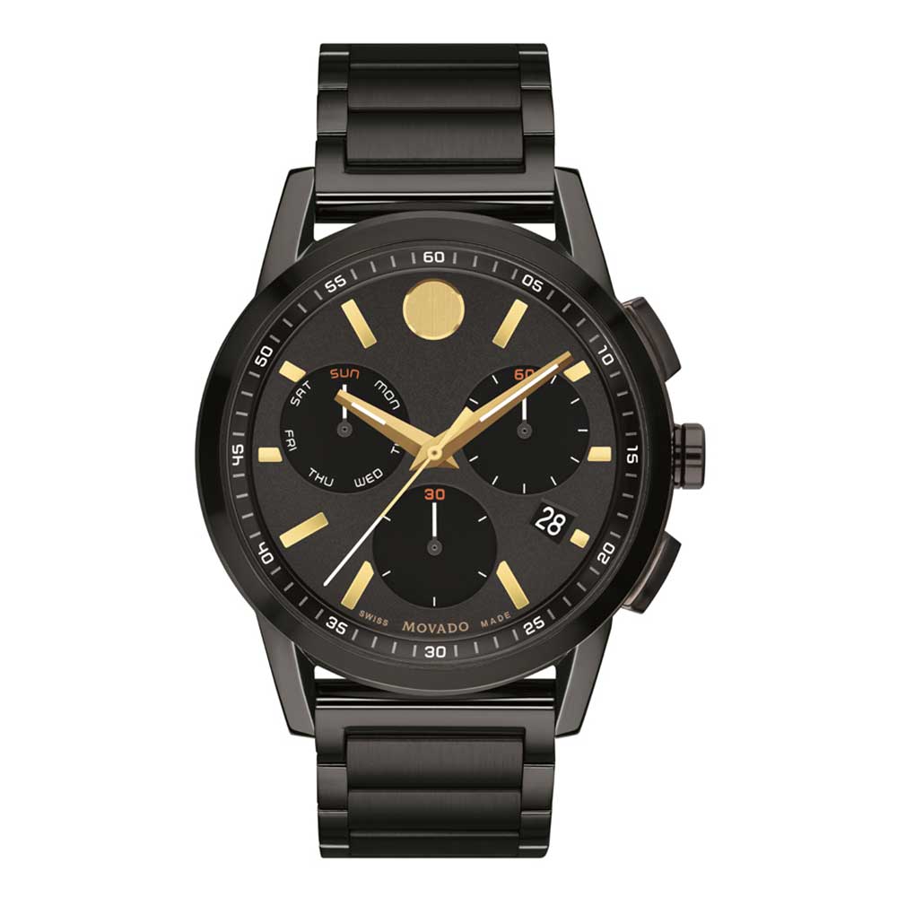 Movado Round Shape Men Watch 607802 Helios Watch Store