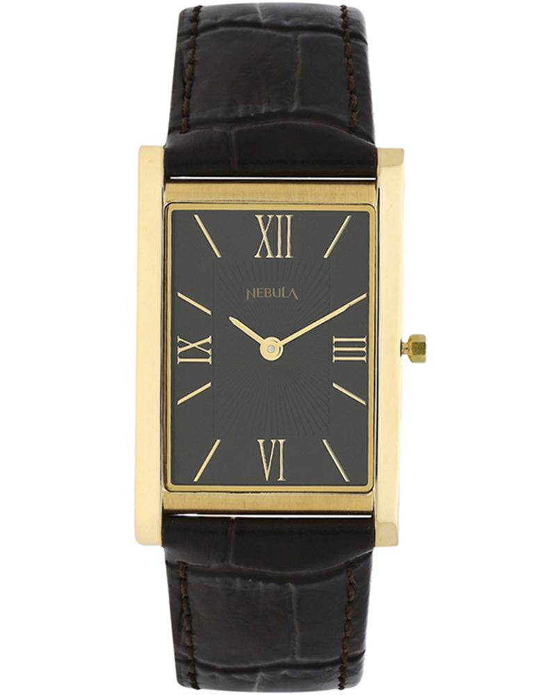 Buy Online Nebula Men Rectangular Black Watches 1043dl13 at