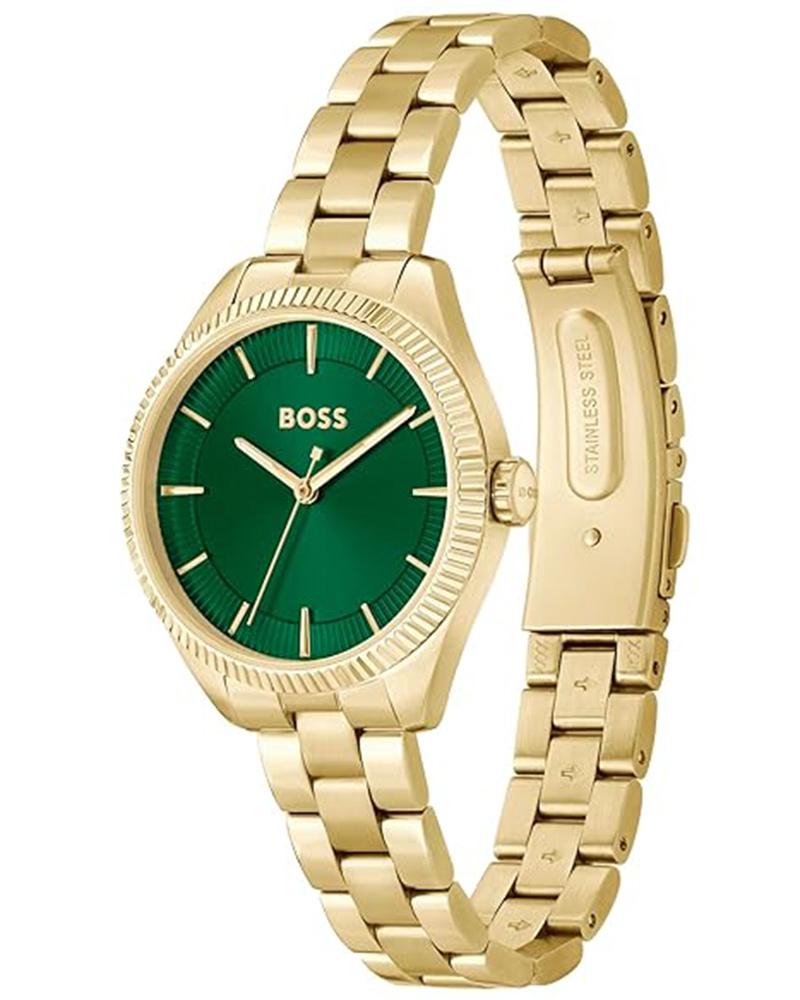 green dial ladies yellow gold watches