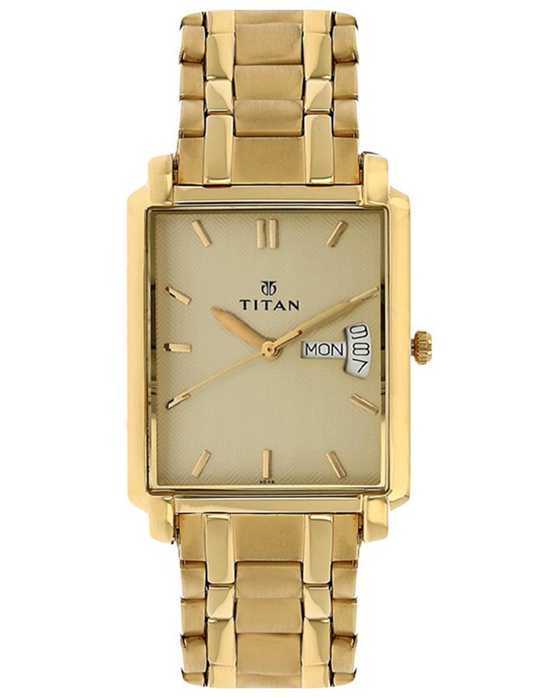 Buy Titan Rectangular Men Watch NS1506YM02 Helios Watch Store