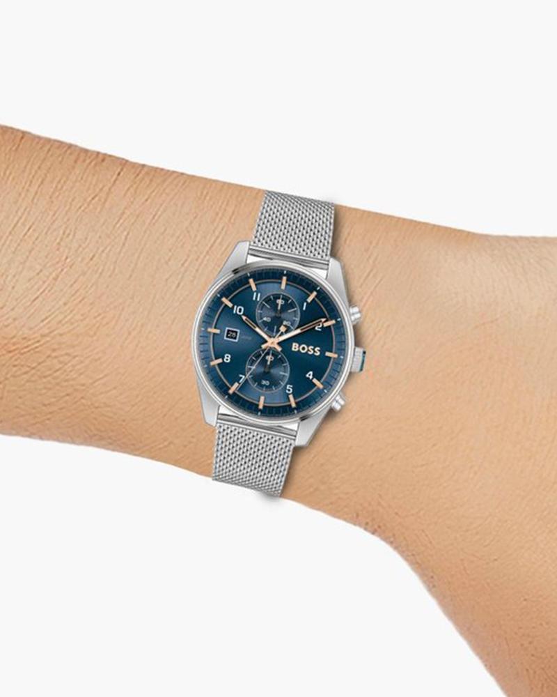 Boss Men SKYTRAVELLER Blue Analog Watch SKU-ID 1514149 Helios