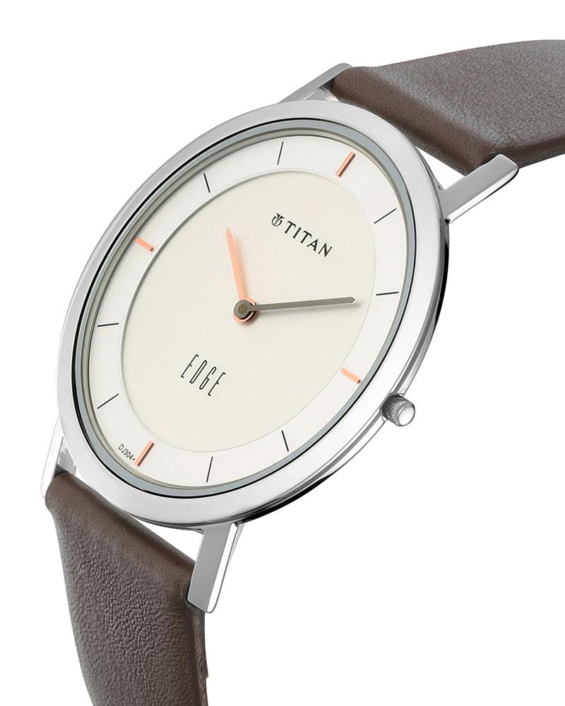 Buy Online Titan Men Round White Watches 1595sl03 at Best Price Helios Store