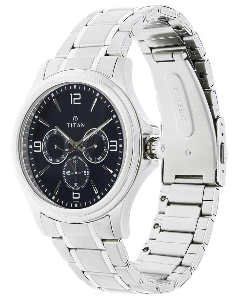 Buy Titan Round Men Watch NS1698SM02 Helios Watch Store