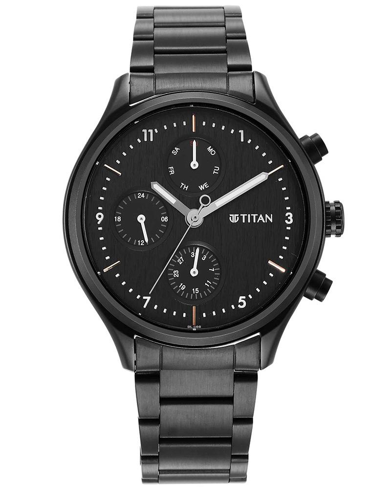 Titan Neo Round Shape Men Watch 1803NM01 Helios Watch Store - Main Image