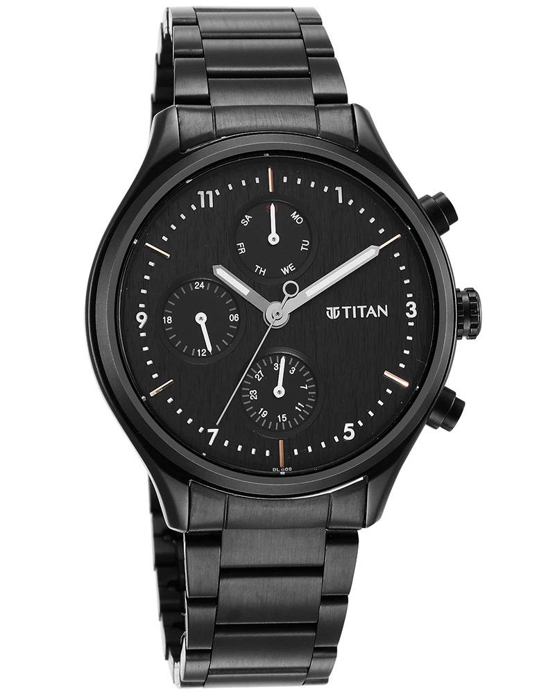 Titan Neo Round Shape Men Watch 1803NM01 Helios Watch Store