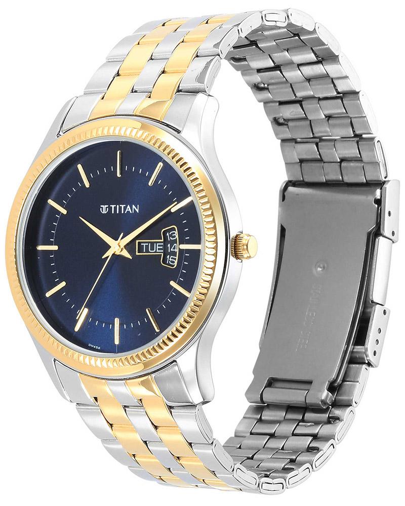 Titan Karishma Round Shape Men Watch 1824BM03 Helios Watch Store - Main Image