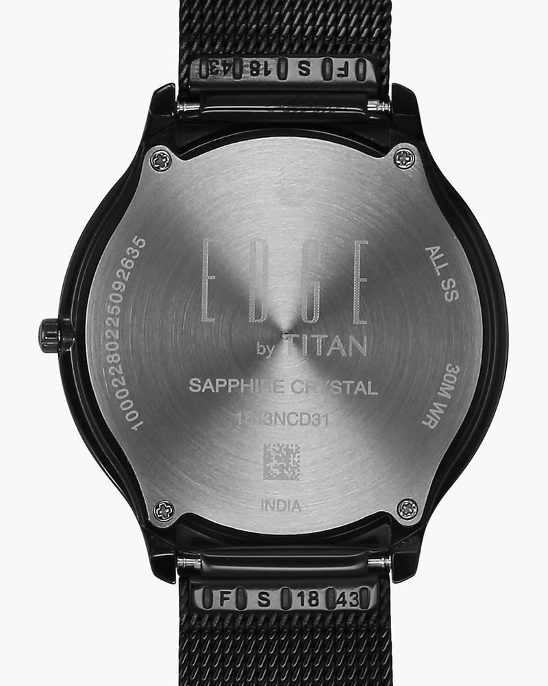 Titan Edge Men EDGE MURALS Grey Analog Watch SKU-ID 1843NM04