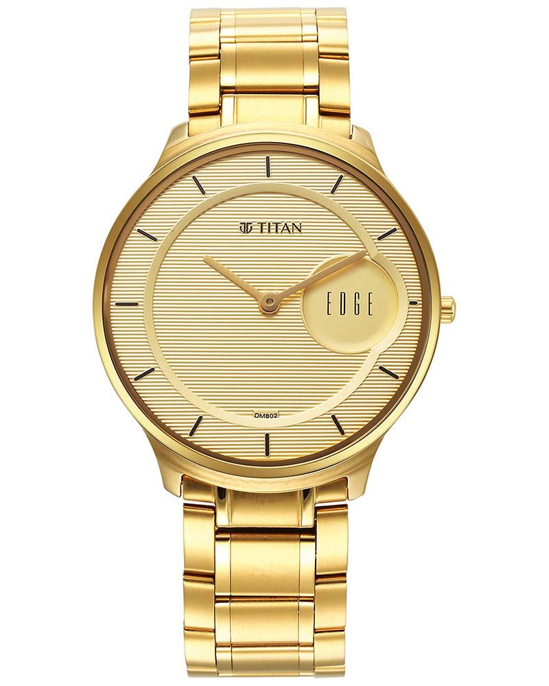 Gold plated watches mens titan hotsell