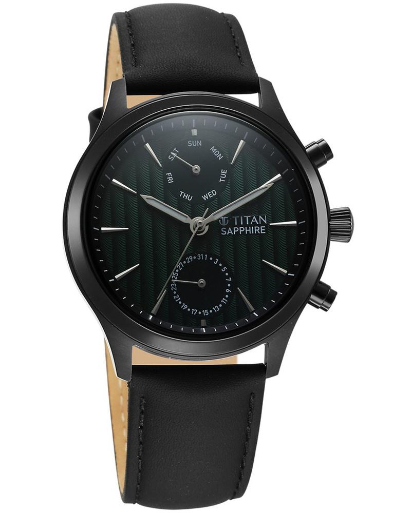 Titan Men SAPPHIRE MULTIFUNCTION Green Analog Watch SKU-ID