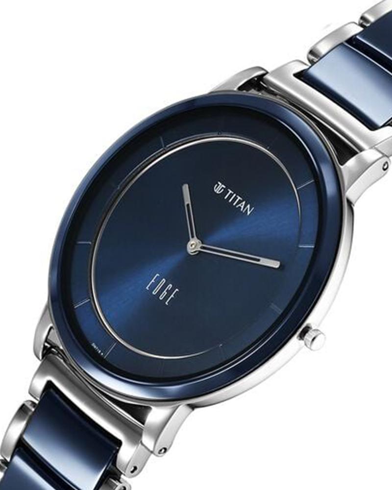 Titan Edge Men EDGE FUSION Blue Analog Watch SKU-ID 1878KD02