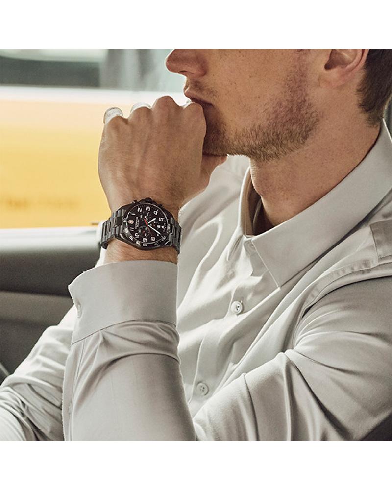 Victorinox Men FIELDFORCE Black Analog Watch SKU-ID 241890