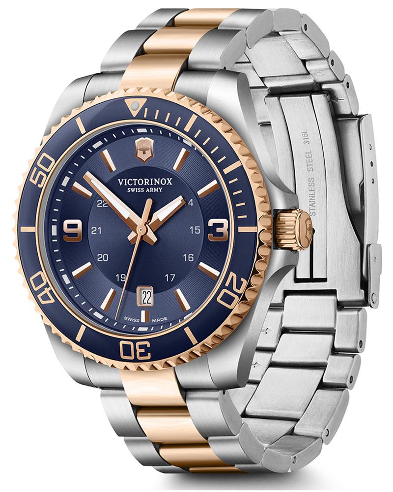 sachi❤︎ Victorinox Swiss Army Maverick Large Quartz Blue Dial Two