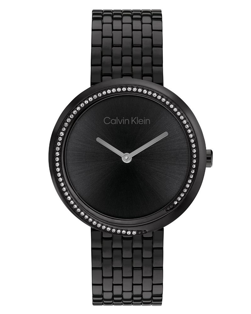 Buy Calvin Klein Twisted Bezel Round Women Watch - 25100039