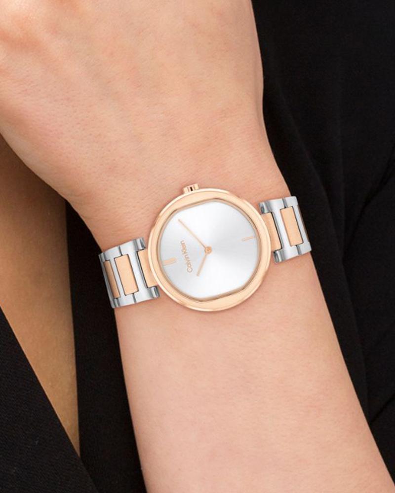 Calvin Klein Women CK SENSATION Silver Analog Watch SKU-ID