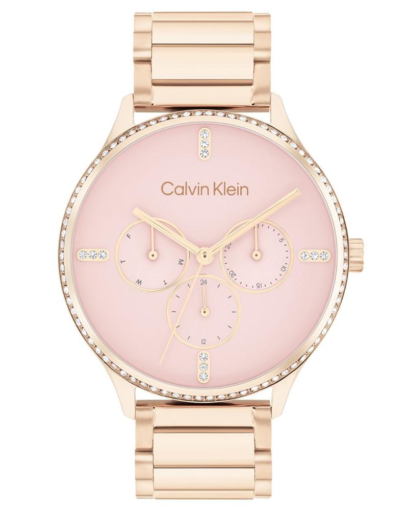 Calvin klein Women Ck dress Round Pink Watches