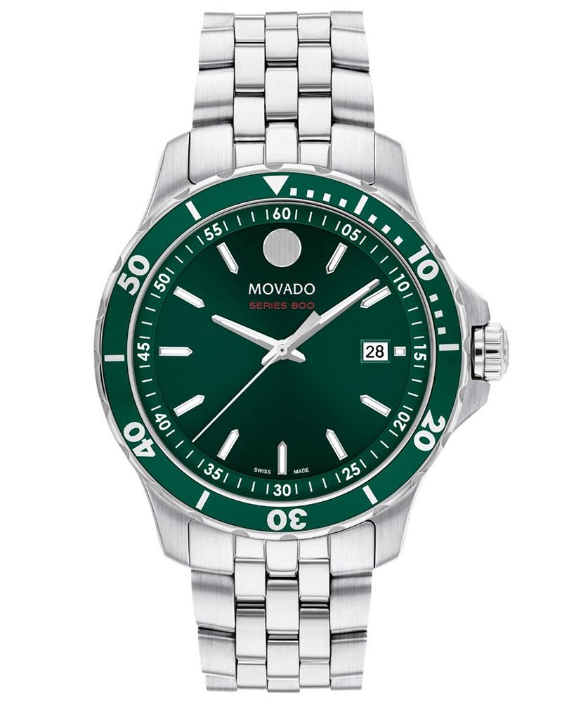 Movado Men SERIES 800 Green Analog Watch SKU-ID 2600184 | Helios