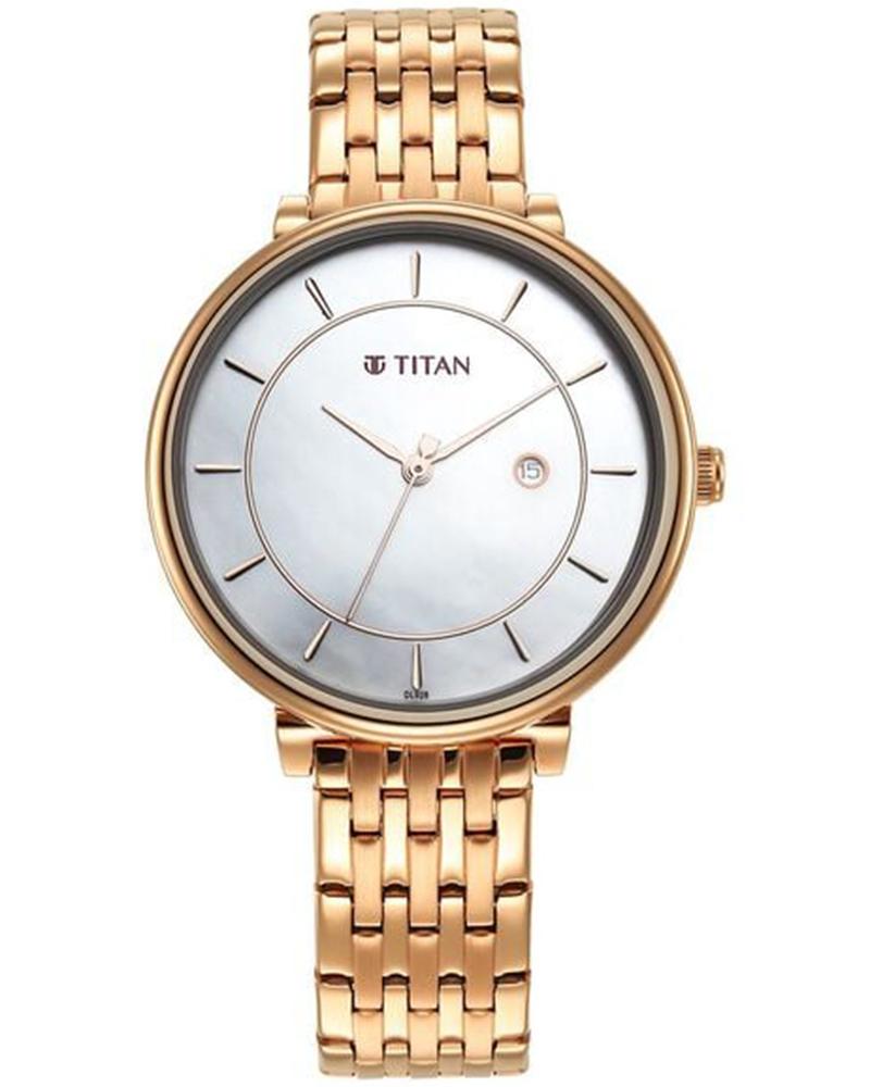 Titan Women Work wear premium Round White Watches