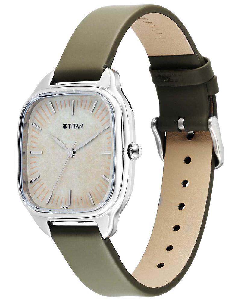 Titan Women WORKWEAR Beige Analog Watch SKU-ID 2733SL02 Helios