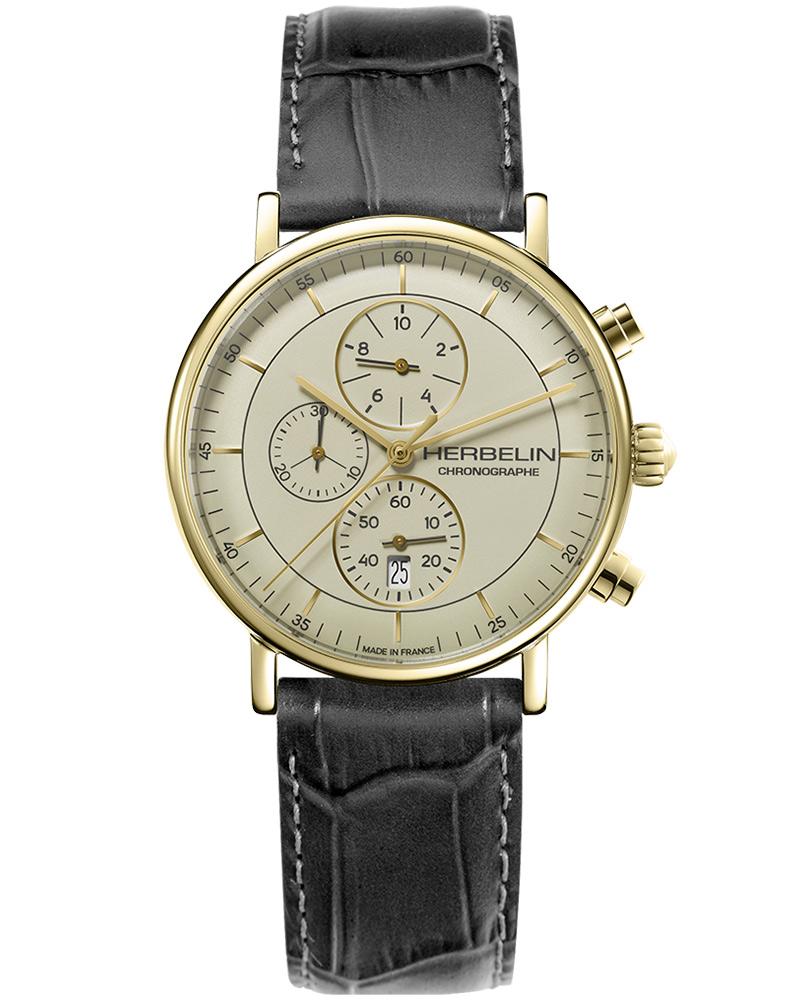 Herbelin Men INSPIRATION Beige Analog Watch SKU-ID 35647P17GR