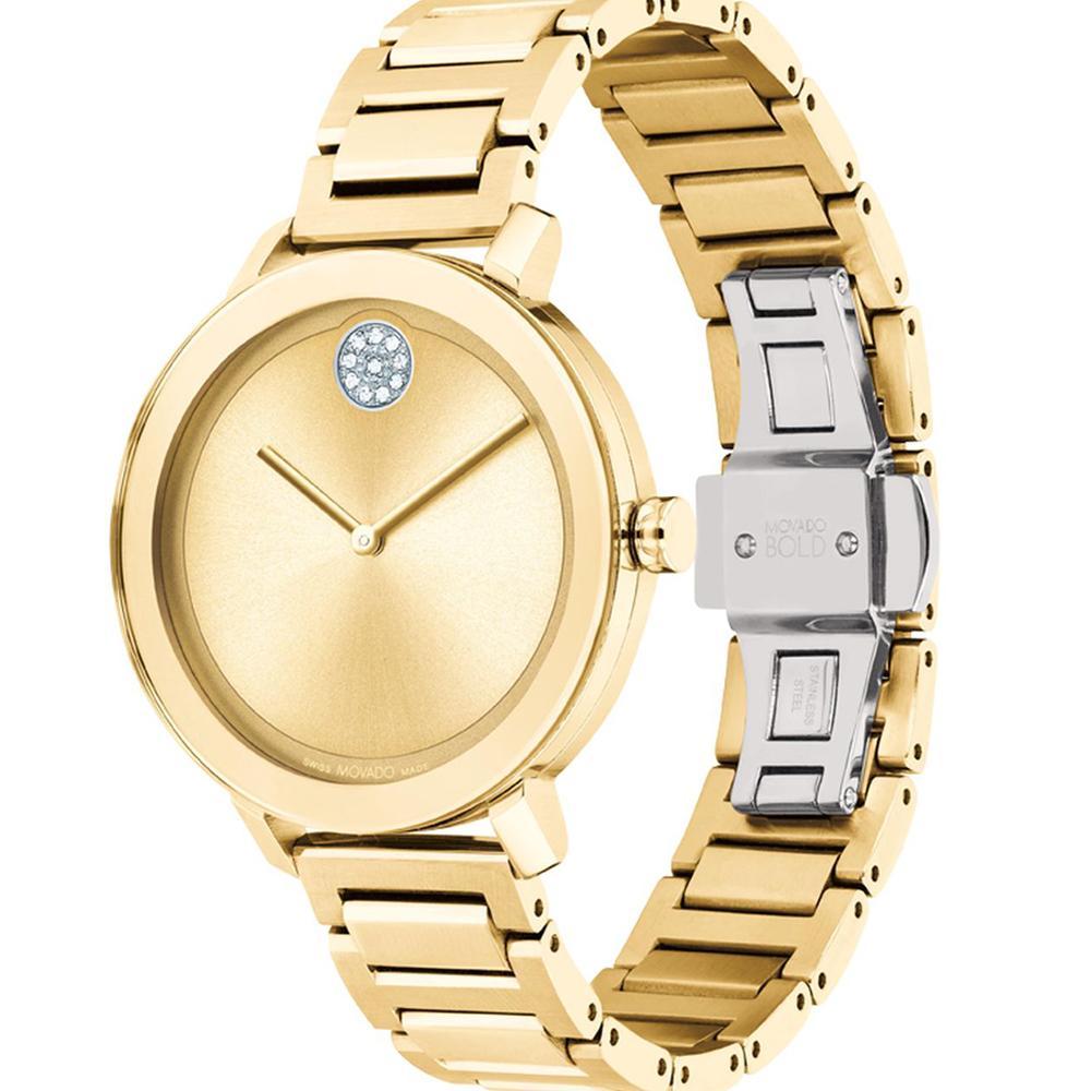 新品 MOVADO BOLD ゴールド メッシュベルト 腕時計 3600833 新品 MOVADO BOLD ゴールド メッシュベルト 腕時計 3600833