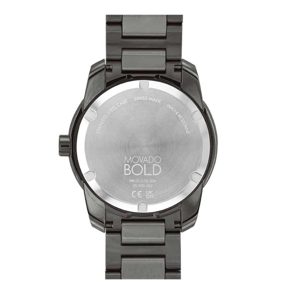 Movado Men Bold Round Grey Watches