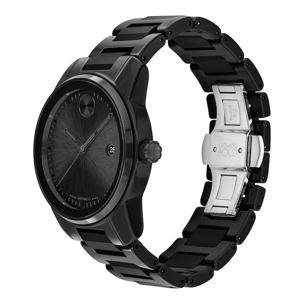 Movado Men BOLD Black Analog Watch SKU-ID 3600863 | Helios The