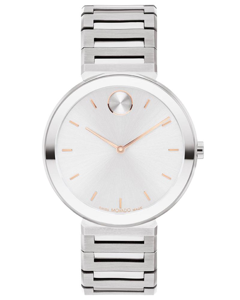 Movado Women BOLD Silver Analog Watch SKU-ID 3601090 Helios The