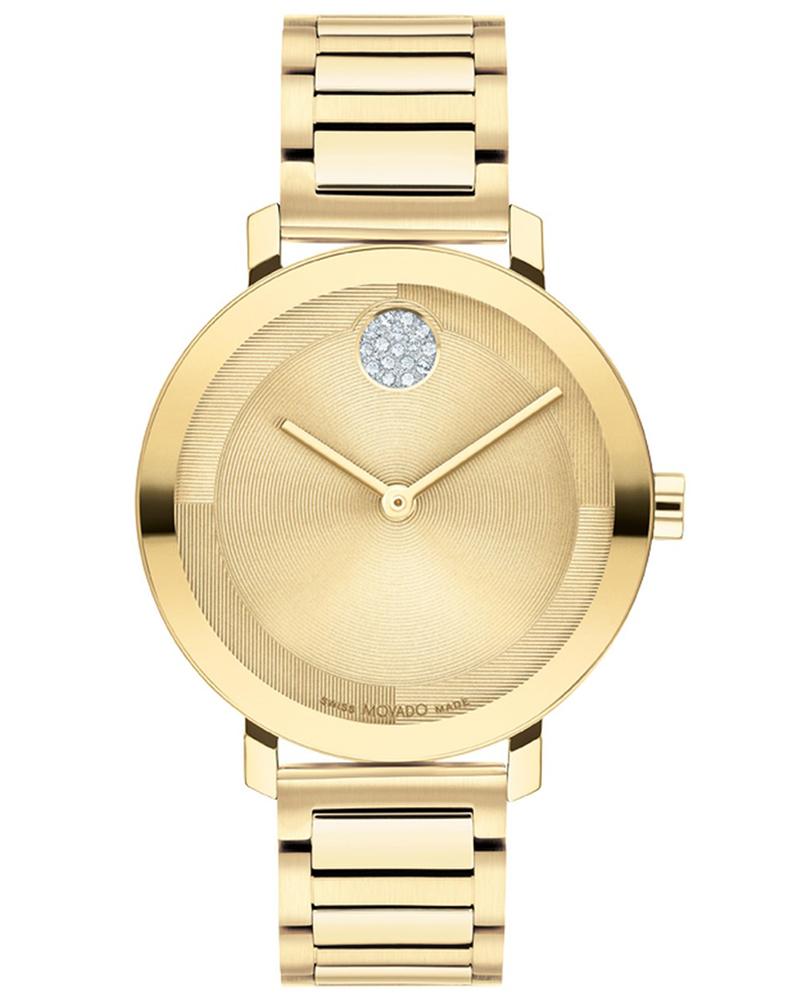 Movado Women Bold Round Gold Watches