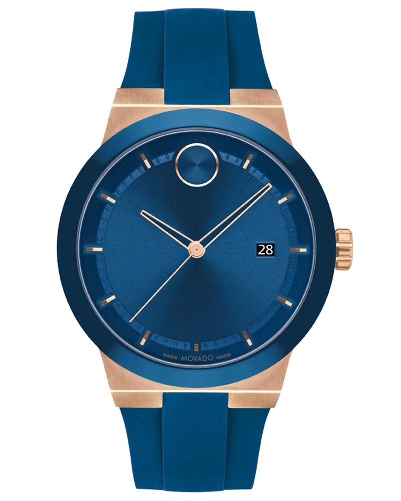 Movado Men Bold Round Blue Watches