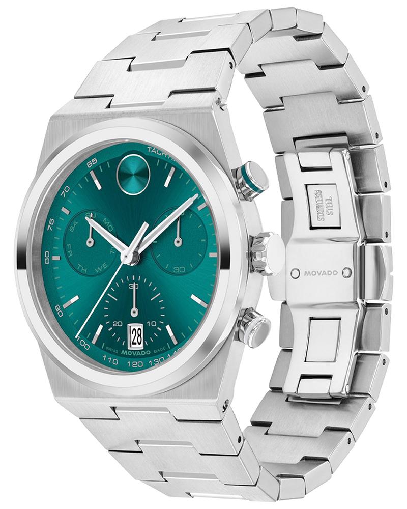 Movado Men Bold Round Green Watches