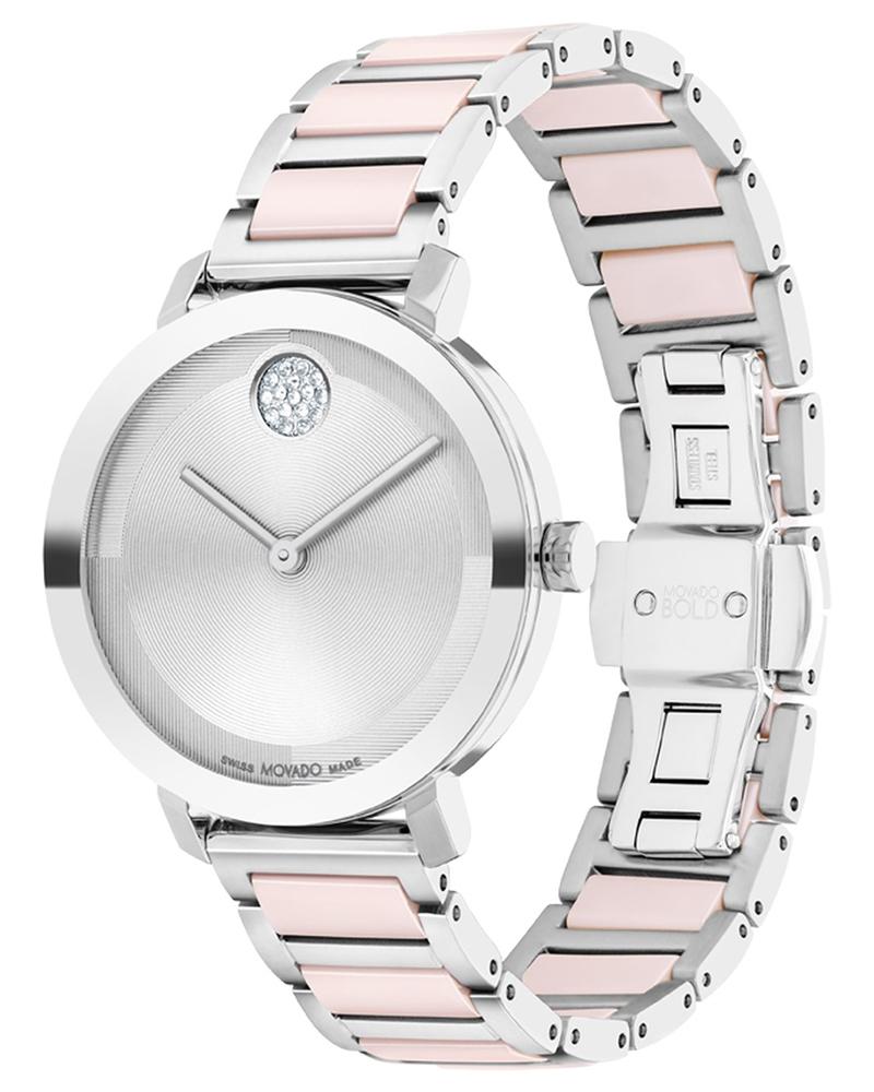 Movado Women BOLD Silver Analog Watch SKU-ID 3601236 Helios The