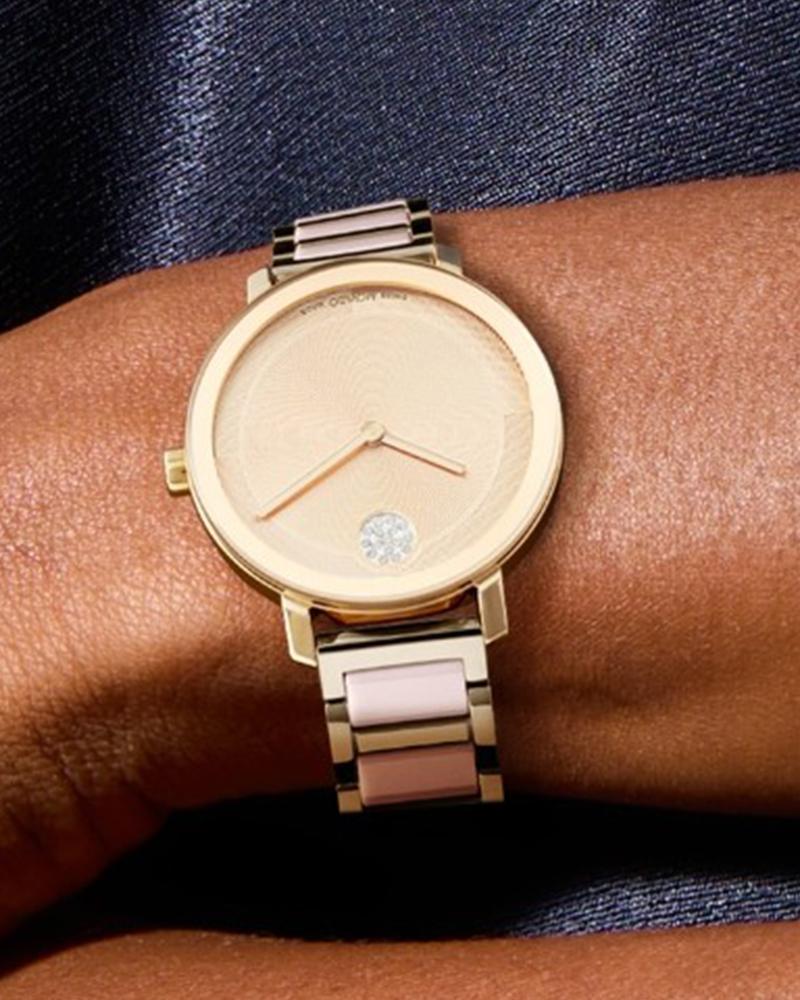 Movado Women BOLD EVOLUTION 2.0 Golden Analog Watch SKU-ID 3601237