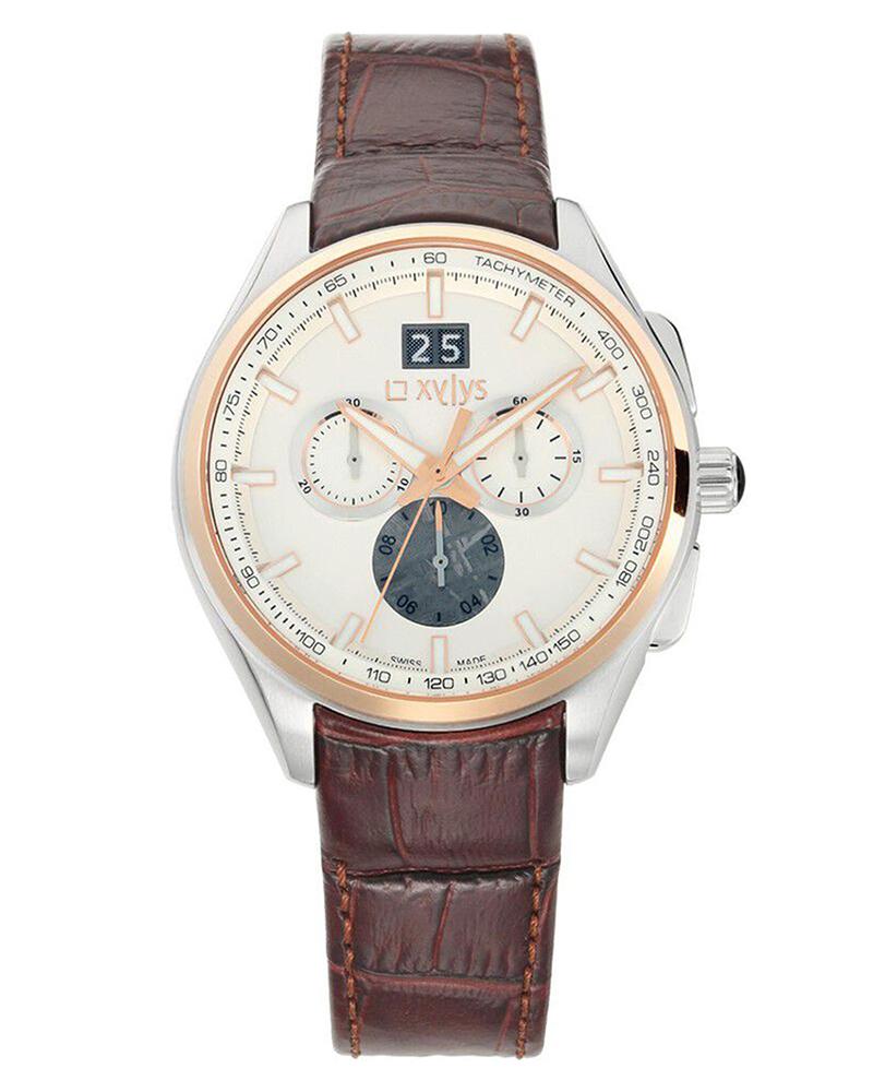 Xylys Men METEORITE Silver Chronograph Watch SKU-ID 40043KL01