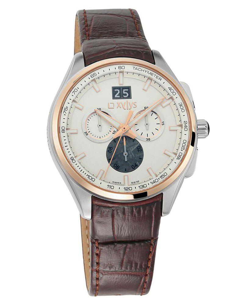 Xylys Men METEORITE Silver Chronograph Watch SKU-ID 40043KL01