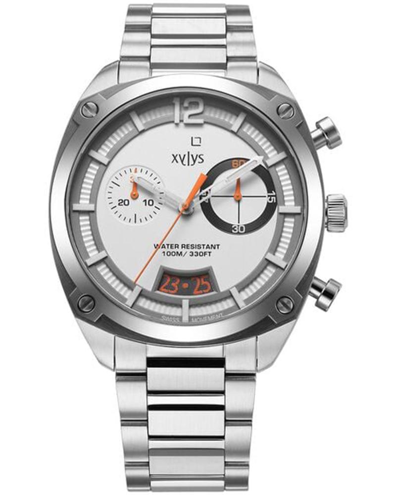 Titan Xylys Men MONOCLE White Chronograph Watch SKU-ID 40055KM01E