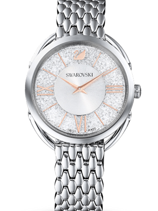 Swarovski Women Crystalline glam Round Silver Watches