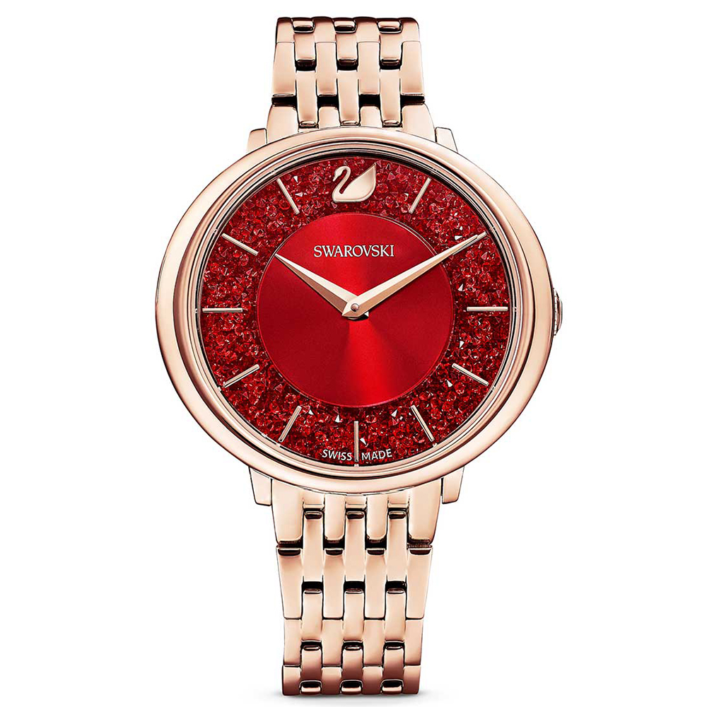 Swarovski red crystal watch on sale