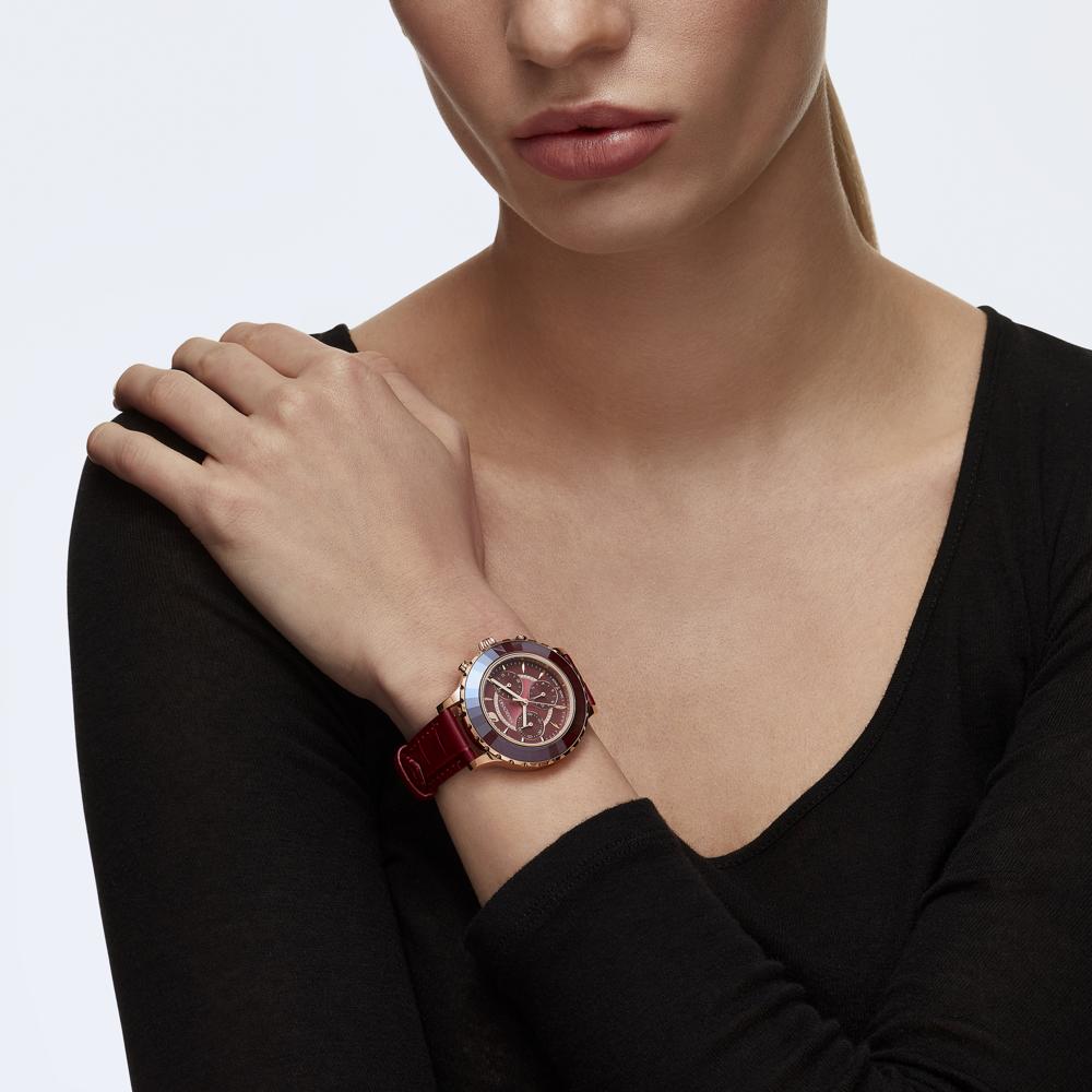 Buy Swarovski Octea Lux Chrono Watch Round Women Watch 5547642 Helios Watch Store