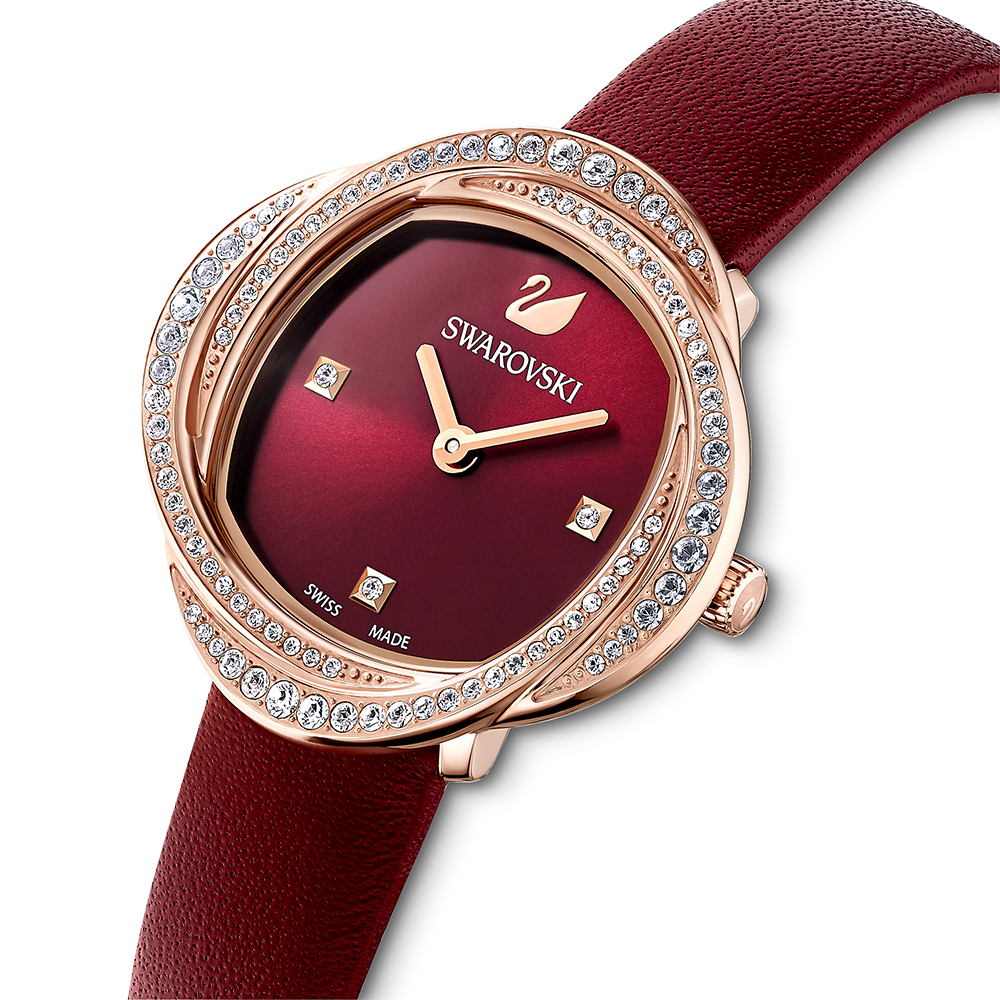 Buy Swarovski Crystal Flower Watch Round Women Watch