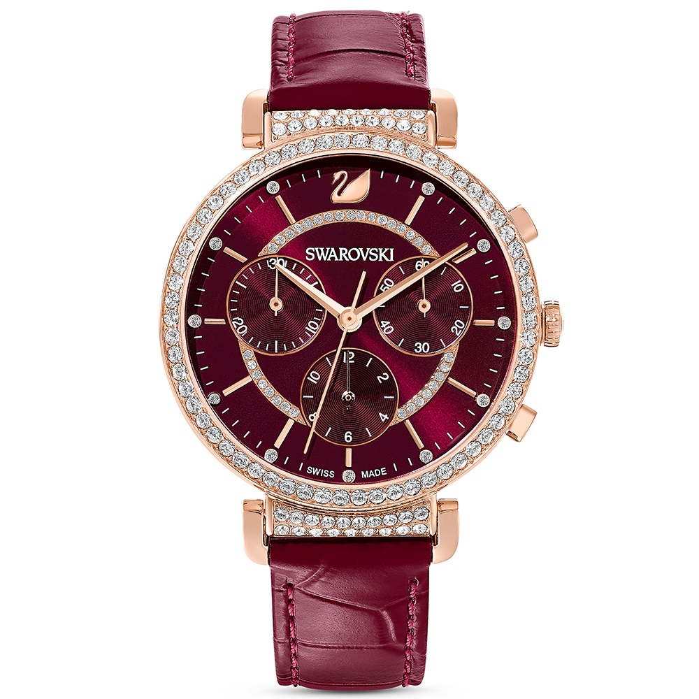 Swarovski Women PASSAGE CHRONO Red Analog Watch SKU-ID 5580345