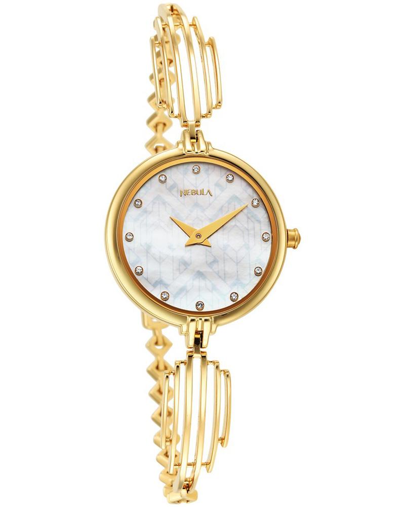 Titan nebula gold watches clearance