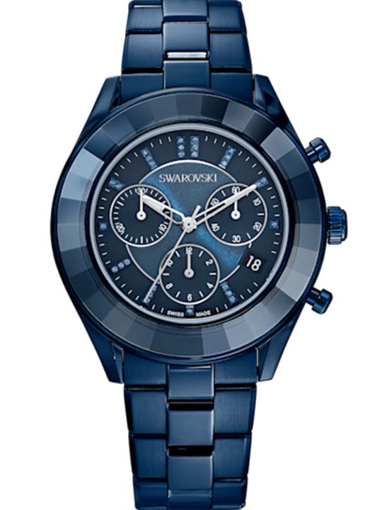 Swarovski Octea Lux Sport Round Dial Women Watch - 5610475 Helios  