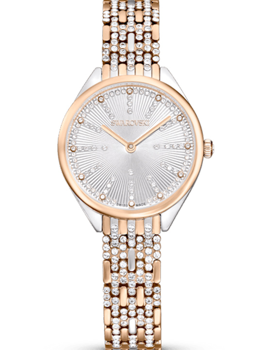 【SWAROVSKI】Attract ウォッチ 腕時計 5649987 Swarovski Attract Round Dial Women Watch - 5649987 Helios