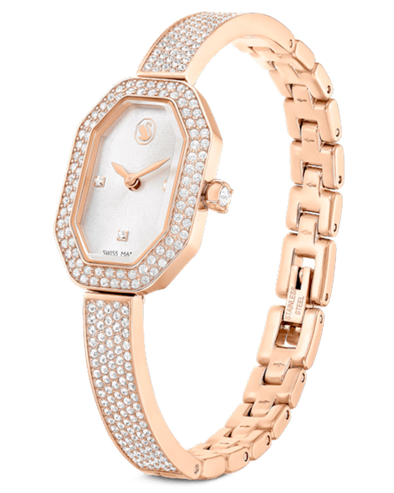 Swarovski Women DEXTERA BANGLE Rose Gold Analog Watch SKU-ID