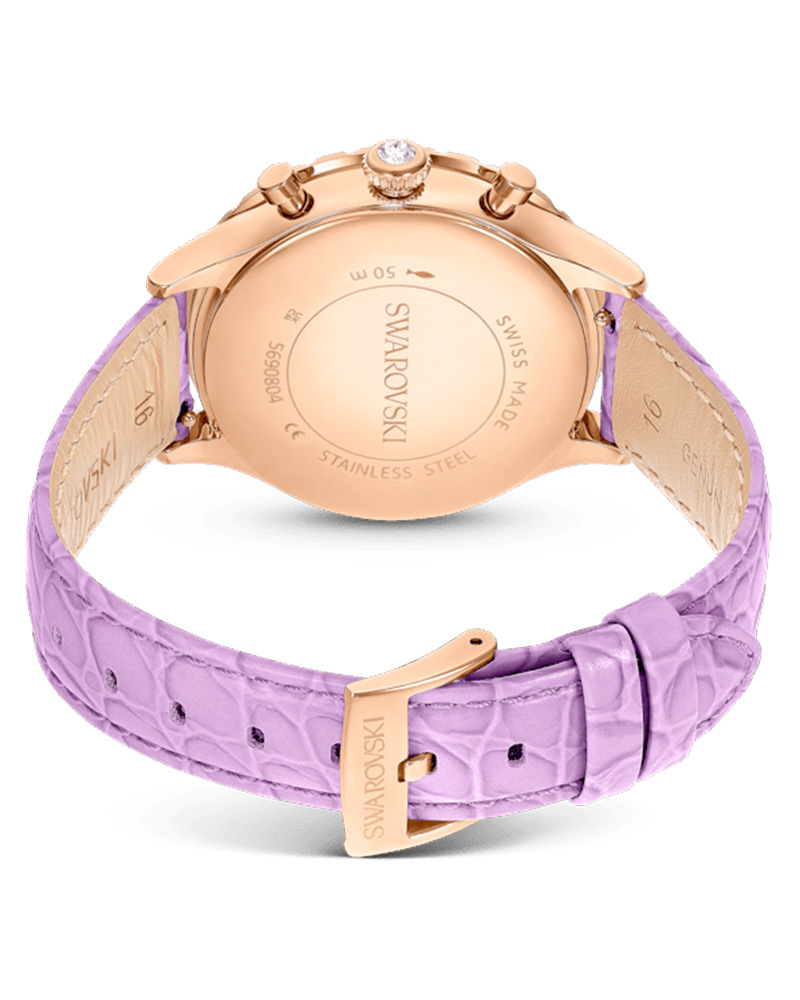 Swarovski Women OCTEA CHRONO Purple Analog Watch SKU-ID 5690804
