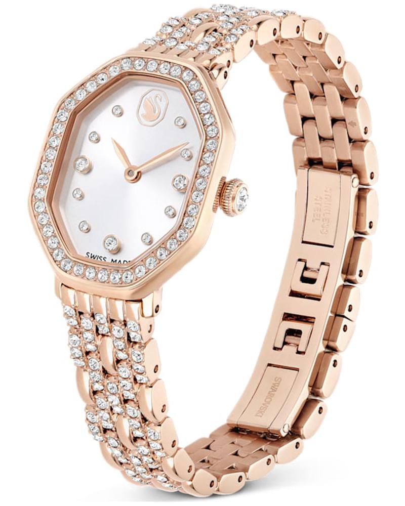 Swarovski Women Dextera Octagon Golden Analog Watch SKU-ID 5715517