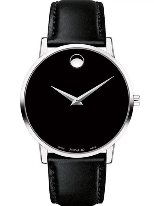 Movado mens watch leather band hotsell