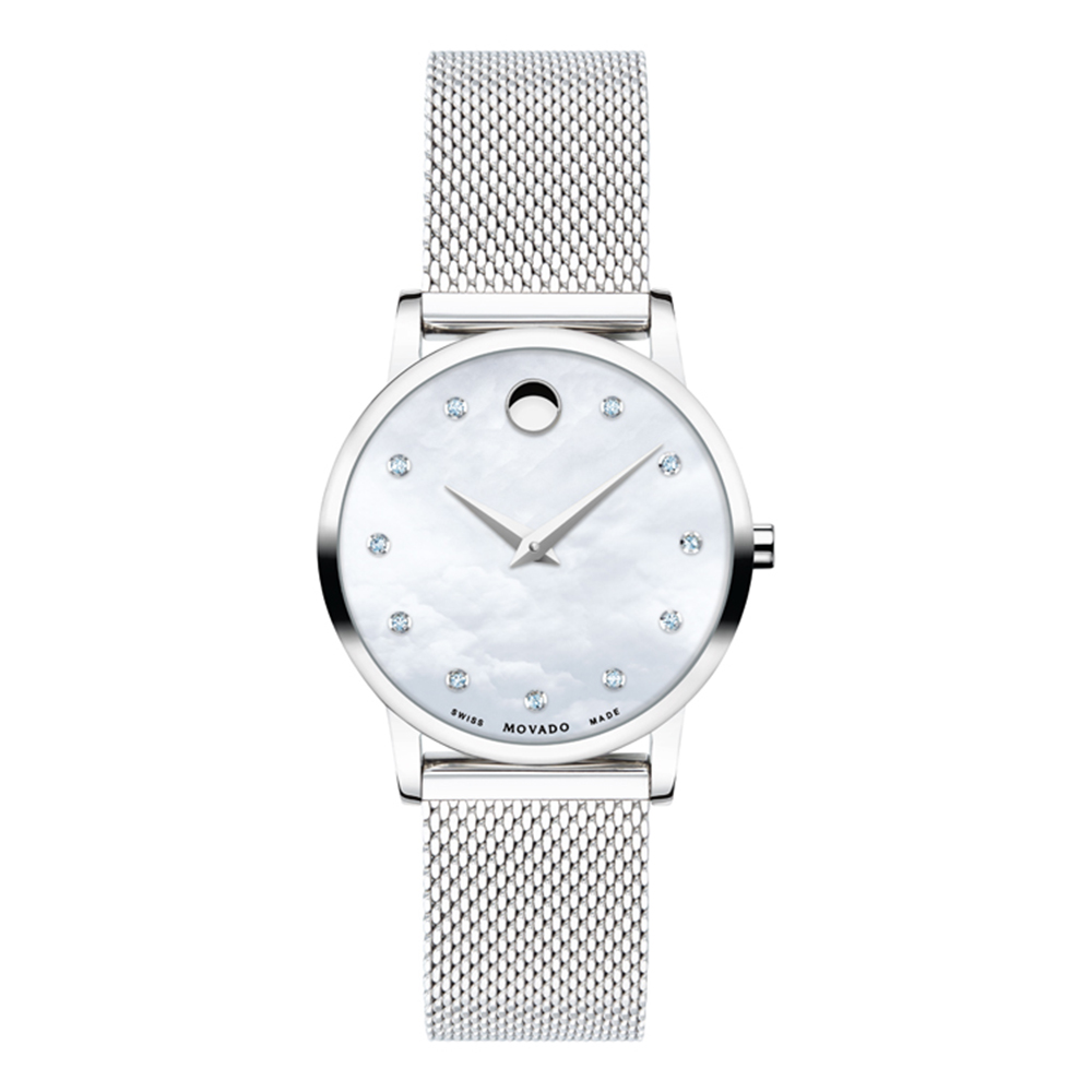 Movado mother of pearl watch sale